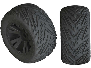 Arrma kolo s pneu Minokwa 4S černá (2) / ARAC9467