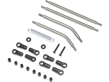 Axial Front Upper/Lower Links Set, Titanium: AXP8 / AXI-2204