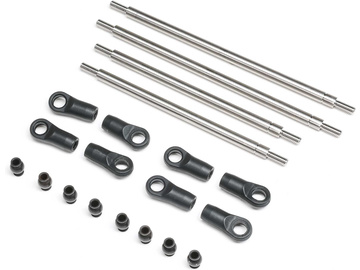 Axial táhla zadní nápravy 4WS, titan: Gilamon AXP8 / AXI-2207
