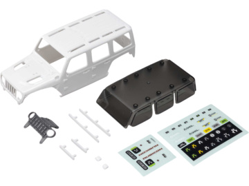 Axial karosérie Jeep Wrangler JLU: SCX30 Axial karosérie Jeep Wrangler JLU: SCX30 / AXI-3303
