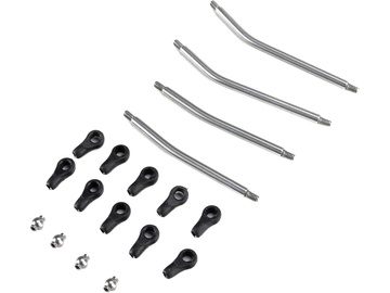 Axial spojovačky 40.5mm a 45.25mm zahnuté, ocelové: SCX30 Axial spojovačky 40.5mm a 45.25mm zahnuté, ocelové: SCX30 / AXI-4454