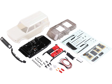 Axial Body, White Ford Bronco: SCX24 / AXI200009