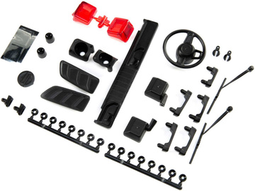 Axial Exterior Body Detail Parts Jeep JLU: SCX10III / AXI230022
