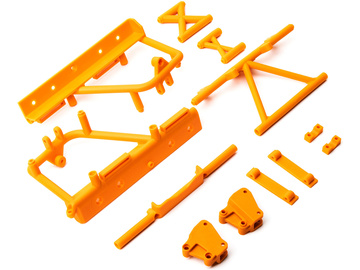 Axial vzpěry rámu, lože baterie oranžové: RBX10 Axial vzpěry rámu, lože baterie oranžové: RBX10 / AXI231029