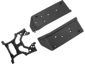 Axial Chassis Side Plates & Rear Brace: SCX10 III BC / AXI231049