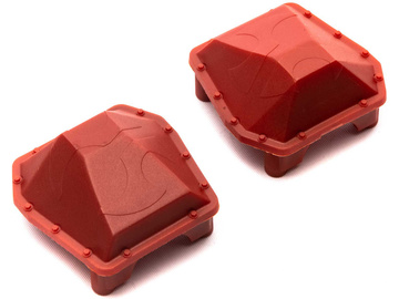 Axial AR90 Diff Cover Axle Housing Red (2): SCX6 / AXI252002