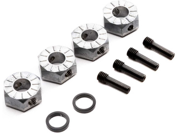 Axial Hex 17mm Set with Pins (4): SCX6 / AXI252011
