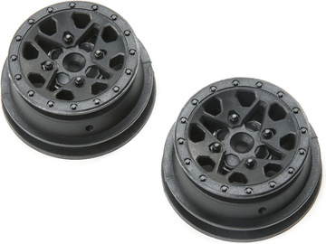 Axial 1.2 1.55 Can-Am Maverick X3 Wheel (Black) (2pcs) / AXI31595