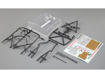 Axial Rear Bed Set .040" Uncut (Clear): UMG10 / AXI31640