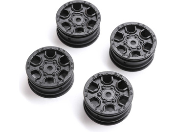 Axial Wheel 1.0" Ford Bronco Black (4): SCX24 / AXI40006