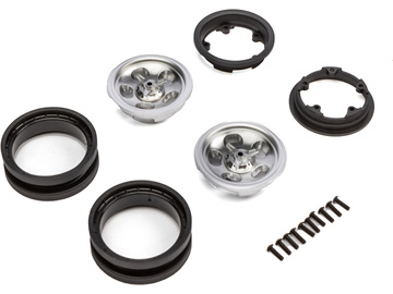 Axial disk 1.9" Retro Slot Beadlock, satén (2) Axial disk 1.9" Retro Slot Beadlock, satén (2) / AXI43013