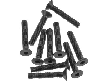 Axial Screw Hex Socket M3x18mm Flat Head (10) / AXIC0148