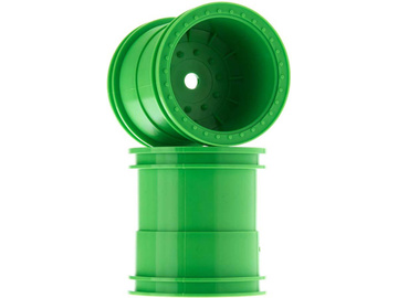 Axial 2.2 Monster Truck Wheels 63mm Green (2) / AXIC1461