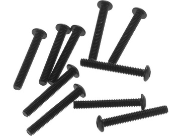 Axial Screw Hex Socket M2.5x1mm Button Head (10) / AXIC1491