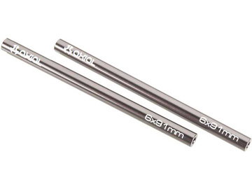 Axial závitová trubička 6x91mm hliník šedá (2) Axial závitová trubička 6x91mm hliník šedá (2) / AXIC3524