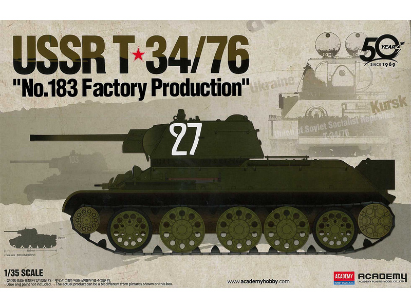 Academy T-34/76 USSR No.183 (1:35)