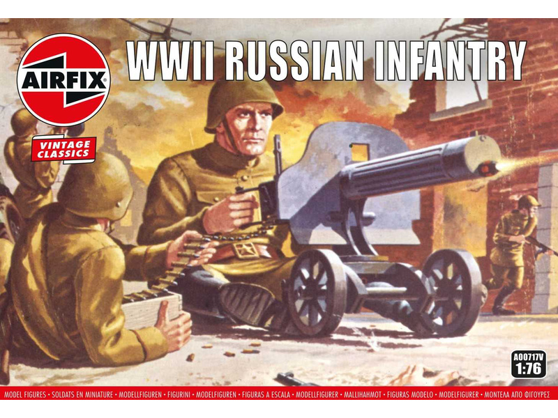 Airfix figurky - ruská pěchota (1:76) (Vintage)
