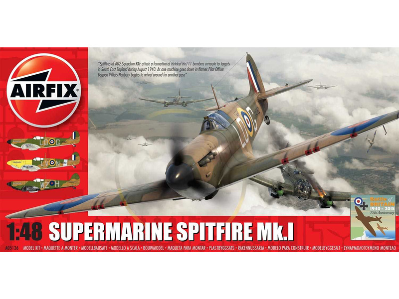 Neu Airfix A05126A 1/48 Supermarine Spitfire Mk.1 a
