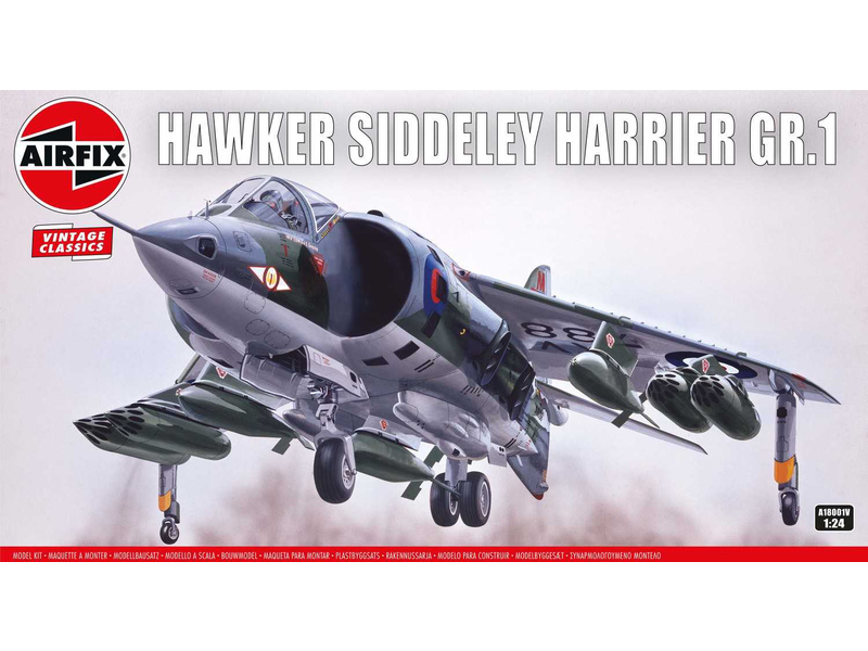 Airfix Hawker Siddeley Harrier GR.1 (1:24) (Vintage)