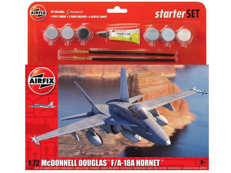 Airfix McDonnell Douglas F/A-18A Hornet (1:72) (Sada)
