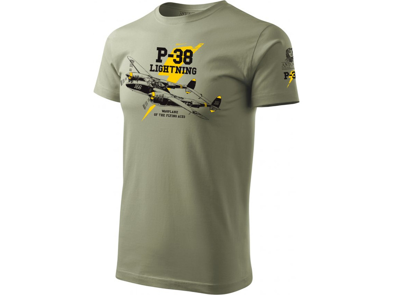 Antonio pánské tričko P-38 Lightning M