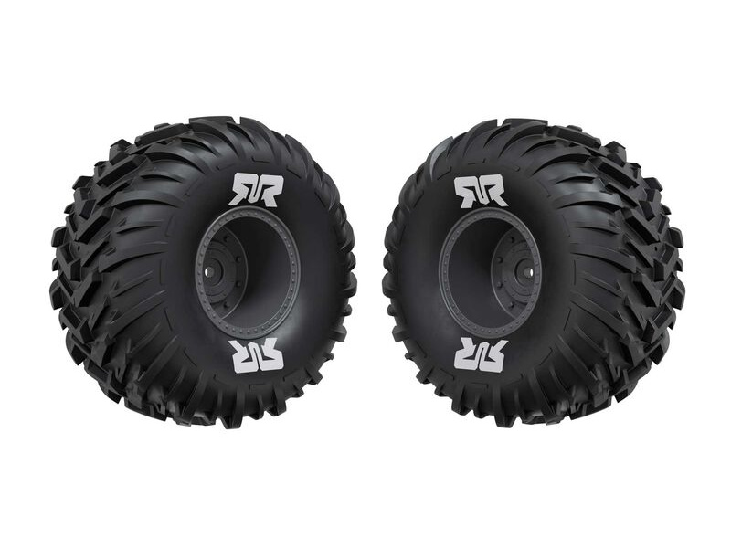 Arrma kolo s pneu dBoots Cut Chevron MT, disk Gun metal (2)