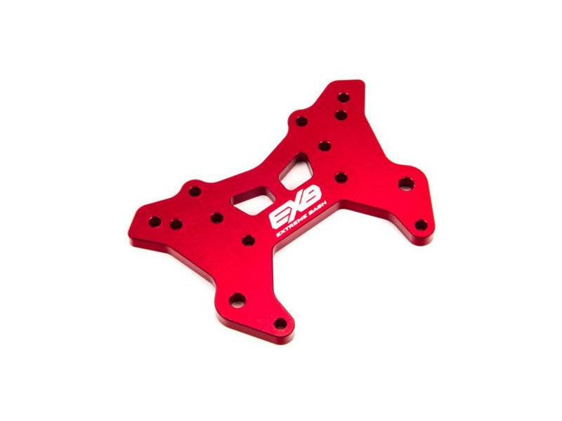 Arrma veža tlmičov predná RS CNC 7075 T6 hliník, červená ARA320575