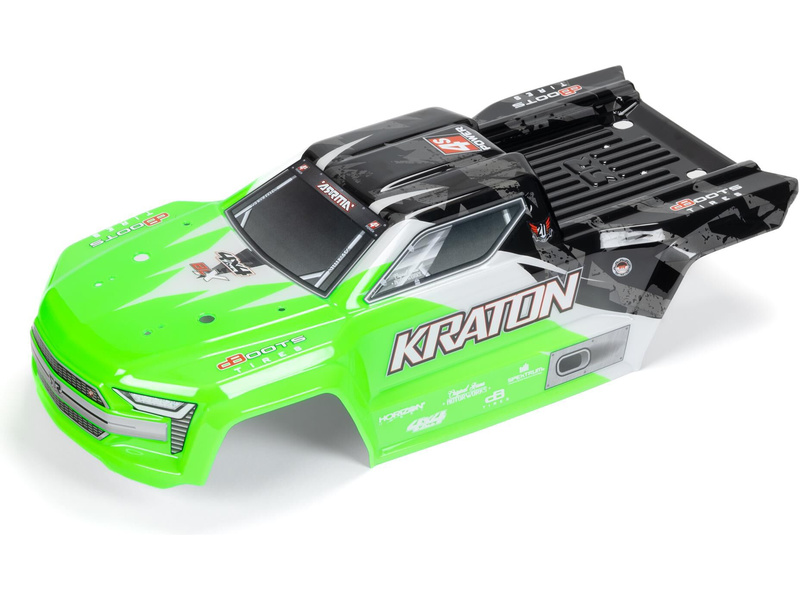 Arrma karoséria zelená/čierna: Kratón 4x4 ARA402359