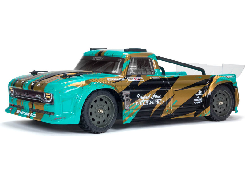 Arrma Infraction Mega 1:8 4WD RTR tyrkysová ARA4215V3BIT2