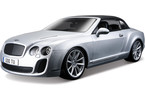 Bburago Plus Bentley Continental Supersports 1:18 stříbrná