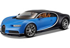 Bburago Plus Bugatti Chiron 1:18 modrá