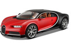 Bburago Plus Bugatti Chiron 1:18 červená