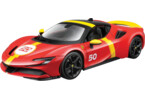 Bburago Ferrari SF90 Stradale Asseto Fiorano 1:18 červená