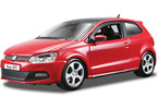 Bburago Plus VW Polo GTI Mark 5 1:24 červená