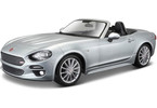 Bburago Plus Fiat 124 Spider 1:24 stříbrná metalíza