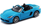 Bburago Porsche 718 Boxster 1:24 modrá