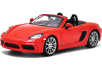 Bburago Porsche 718 Boxster 1:24 oranžová