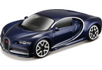 Bburago Bugatti Chiron 1:43 modrá metalíza