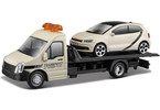Bburago Car hauler with VW Polo GTI Mark 5
