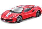 Bburago Ferrari 488 Pista 1:43 červená