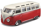 Bburago Plus Volkswagen Van Samba 1:32 červená