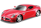 Bburago Alfa 8C Competizione 1:32 červená metalíza