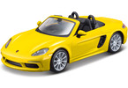 Bburago Porsche 718 Boxster 1:32 žlutá