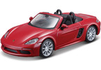 Bburago Porsche 718 Boxster 1:32 červená