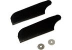 Blade Tail Rotor Blade Set, Black: 330X, B450 3D, B400, B450 X