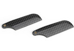Blade Tail Rotor Blade Set, Carbon Fiber: B450 3D, B400, B450 X