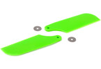 Blade Tail Rotor Blade Set, Green: B450 3D, B400, B450 X
