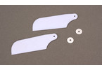 Blade Tail Rotor Blade Set, White: B450, 330X
