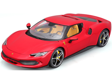 Bburago Ferrari 296 GTB 1:18 červená Bburago Ferrari 296 GTB 1:18 červená / BB18-16018RD
