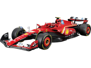 Bburago Ferrari SF-24 (2024) 1:24 Kit #55 Sainz (s podstavcem) Bburago Ferrari SF-24 (2024) 1:24 Kit #55 Sainz (s podstavcem) / BB18-26857